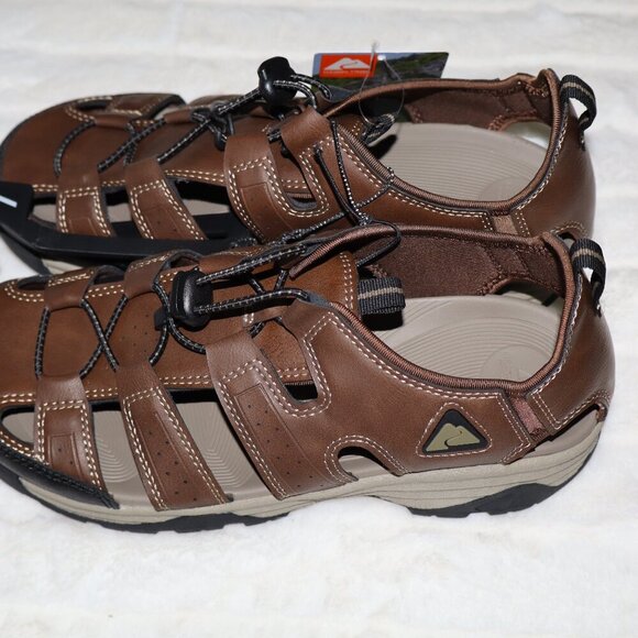Ozark Trail Hiking Walking Sandals Shoes Men's Size 7 Brown - Picture 2 of 4